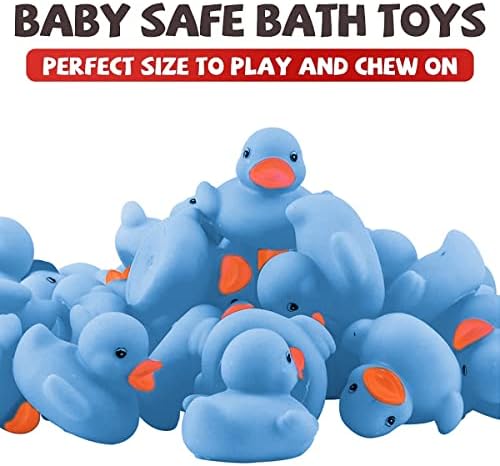 36 חתיכות קלאסי גומי ברווז אמבטיה צעצועי-אין חורים צף ברווזונים עבור בני תינוק מקלחת, צד טובה,
