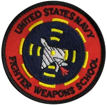 בוגר אקדח עליון מאבריק קרב בית ספר ללימודי נשק מירמר F-14 טומקט חיל הים טלאי רקמה צבאי בגדים טקטיים