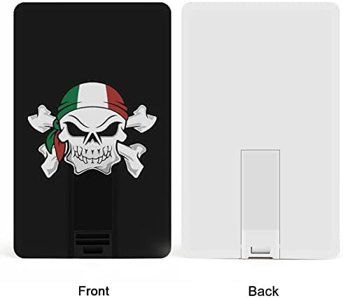 איטליה PirateFlag גולגולת כרטיס אשראי כרטיס פלאש USB כונני זיכרון מותאם אישית מתנות תאגידיות מפתח ומתנות לקידום