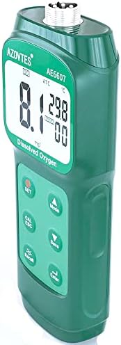 AE6607 מכשיר חמצן מומס מד חמצן דיגיטלי מד חמצן DO METER טווח מדידה 0.0 ~ 30.0mg/L