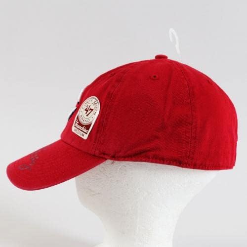טוני פרז חתום כובע אדום - COA Tristar - כובעי חתימה