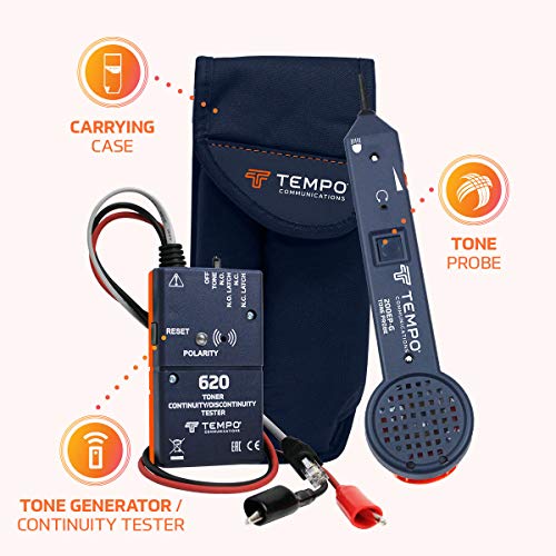 Cempo Communications 620K -G גנרטור טון וערכת בדיקה - חוט אבטחה/אזעקה מקצועי עקבות כבלים - מעגלי אזעקת בדיקה