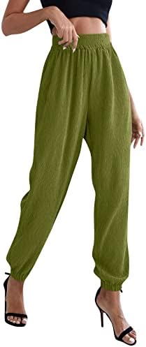 ג'יאלו 2023 מכנסי טרנינג לנשים מותניים אלסטיים יוגה מכנסיים מחודדים רופפים מכנסיים רופפים אתלטים מכנסיים