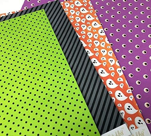 חבילת נייר תבניות - Monster Mash - אוסף המומחיות של Scrapbook Premium Premium Special Paper חד