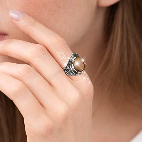 אבן חן חרוט יוניסקס טבעת תכשיטי אופנה פשוטים אביזרים פופולריים טבעות אירוסין לנשים