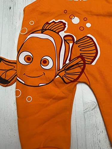 מציאת Nemo כותנה תינוק בסך הכל /רומפר עם חולצת שרוול ארוך לילודים ותינוקות - 2 חתיכות - יוניסקס