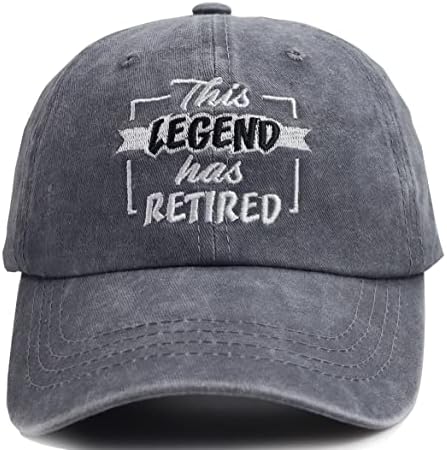 מצחיק פרישה מתנות עבור גברים ונשים, זה אגדה יש בדימוס בייסבול כובע