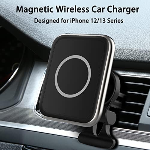 מגנט אלחוטית 15W טעינה מהירה מכונית הרכבה על אוויר אוויר מחזיק טלפון למטען מכוניות Magsafe iPhone