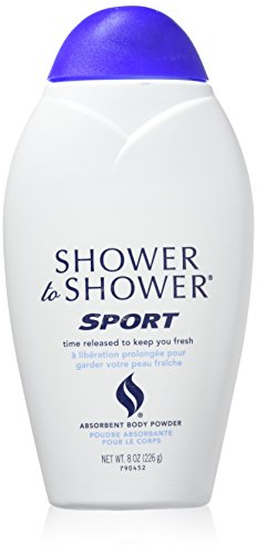 מקלחת למקלחת אבקת גוף ספורט 8 עוז