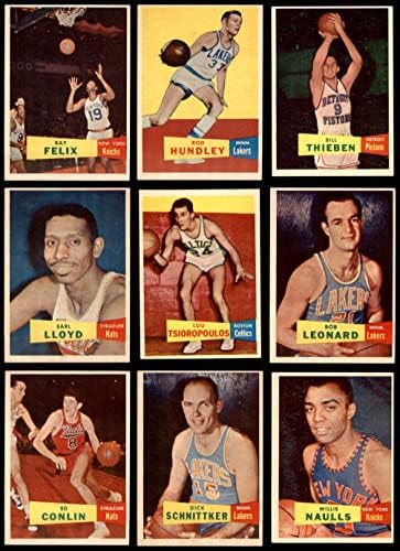 1957-58 Topps כדורסל סט שלם - פרמייר אקס/MT