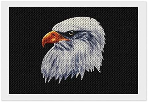 צבא אמריקאי דגל נשר ראש יהלומי ציור ערכות 5 ד תרגיל מלא ריינסטון אמנויות קיר תפאורה למבוגרים 8איקס 12