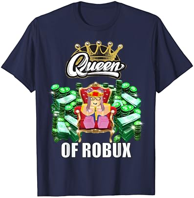 מצחיק בלוקס מלכת של רובוקס לילדה משחקי מציאות מדומה או וידאו גיימר חולצה