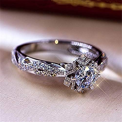 2023 טבעות תכשיטים חדשות חלולות טבעת אירוסין אביזרי נשים טבעות אצבעות של שרשרת החתונה