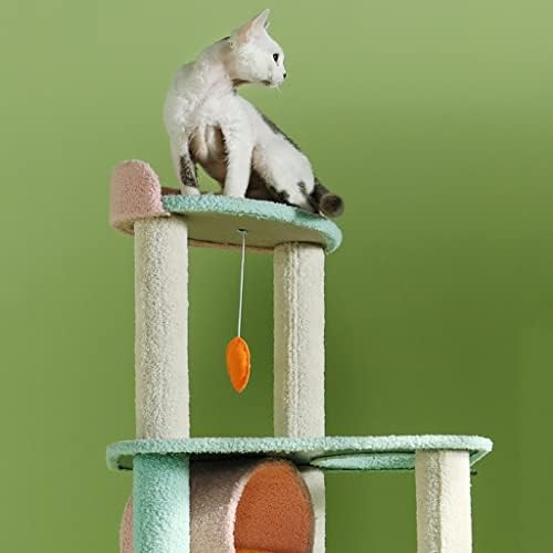 עץ החתול מגרד מגדל חתול עץ עץ חתול טפס מסגרת ריהוט סיסל חתול מגרד פוסט פלטפורמת קפיצה רב שכבתית קפיצה מקורה Conto