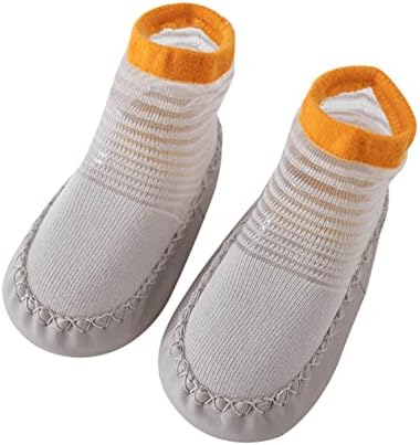 נעלי פעוטות של Sikye תינוק נעלי פעוטות יחיד רכות מפוספסים חלולים נושמים ללא החלקה על נעלי נעליים בגודל 4