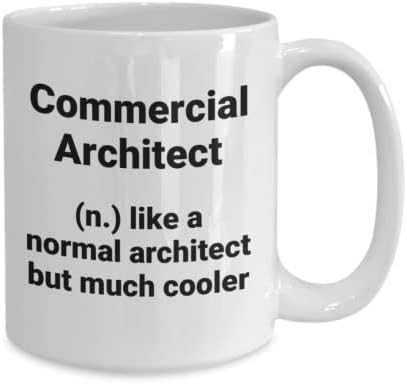 אדריכל מסחרי ספל אדריכל מסחרי קפה כוס קפה אדריכל מסחרי רעיון מתנה: אדריכל מסחרי כמו מעצב רגיל אבל הרבה יותר קריר