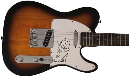 ממפורד ובניו להקה מלאה חתימה חתומה פנדר טלקסטר גיטרה חשמלית ב / ג 'יימס ספנס ג' יי. אס. איי