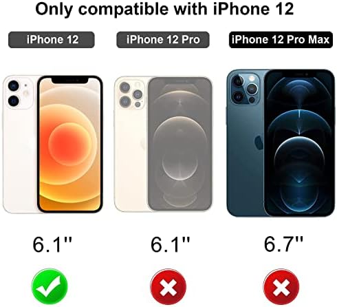 IKWZ Square iPhone 12 מארז לנשים חמוד קצה אלקטרו -פלטת זעזועים מארז לב רך TPU לאייפון 12 מארז
