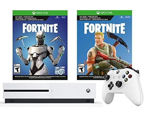 Microsoft Xbox One S Fortnite Eon Cosmetic Epic Bundle: Fortnite Battle Royale, Eon Cosmetic, 2,000 V-Buck
