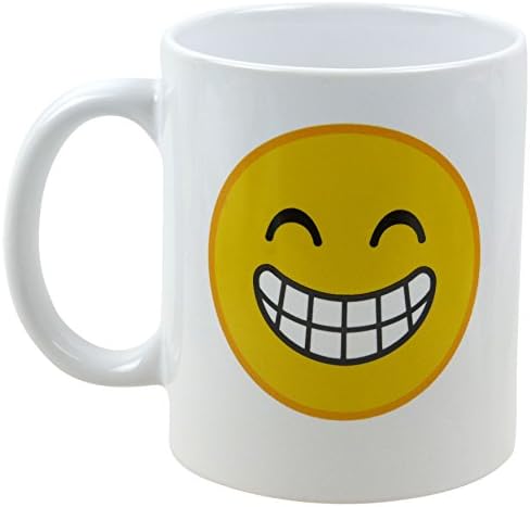 EW אמוג'י ספל 6 עיצובים סמיילי סמיילי סומק סומק סומק תה קפה חיוך