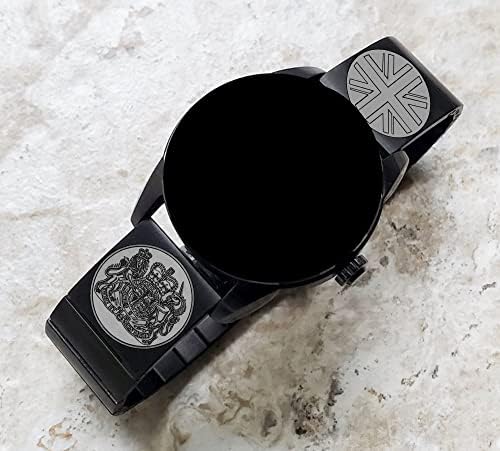 סמלים של ניקסטון בריטניה פס חרוט תואם לשעון סמסונג 3 45 ממ גלקסי שעון 46 ממ ציוד S3 Frontier Classic