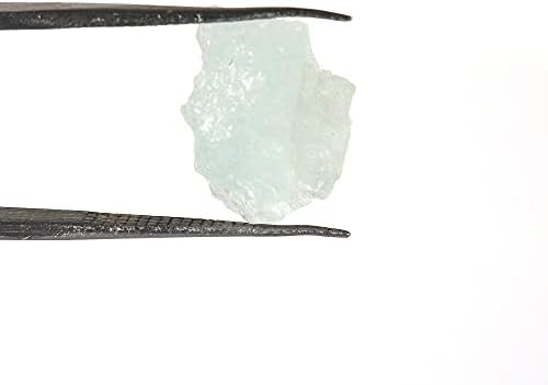 13.55 CT. Sky Aqua Sky טבעי אקוומרין אבן גביש ריפוי מחוספס לגיבוש, נפילה, חיתוך, עטיפת תיל, וויקה, רייקי וריפוי