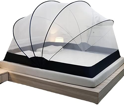 יתושים מתקפלים רשת שינה, אוהל רשת יתושים נושם, מסך רשת יתושים עמיד לחצר מיטה למבוגרים נסיעות