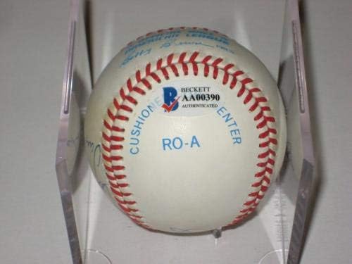 שדרני MLB חתמו רשמית בייסבול בייסבול בקט לואה באק סקאלי אוקר +2 - חתימת חתימה של NBA, פריטים שונים