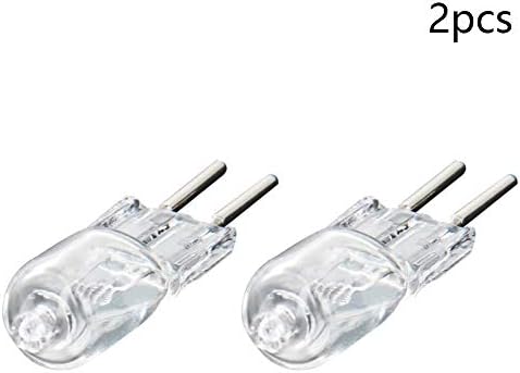 בטומשין 2 מארז-גרם 5.3 50 וואט 24 וולט נורות הלוגן סוג 24 וולט בסיס דו-פין קצר יותר, אורך 50 וואט מנורה לבנה