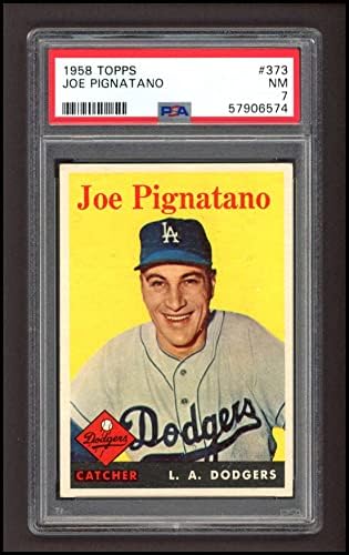 1958 Topps 373 Joe Pignatano Los Angeles Dodgers PSA PSA 7.00 Dodgers