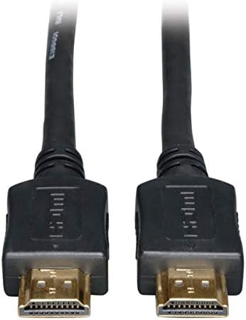 Tripp Lite Rate Speed ​​HDMI כבל עם Ethernet, 4K HDMI Audio ווידאו, Cl2 מדורג, שחור, 40 ft