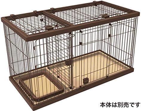 מעגל חדר כלבים של פטיו לאימוני שירותים, משטח גג ייעודי, חום, רגיל