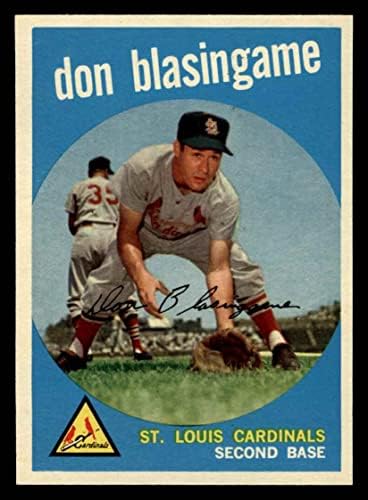 1959 Topps 491 Don Blasingame St. Louis Cardinals NM קרדינלים