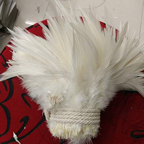 סלקראפט 100 יחידות 4-6 סנטימטרים 10-15 סמ לבן תרנגול נוצה עבור בגדי תכשיטי כובע חג המולד חג דקורטיבי