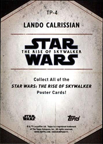 2020 Topps מלחמת הכוכבים עלייה של Skywalker Series 2 כרזות תווים TP-4 לנדו כרטיס מסחר קלריסיאן