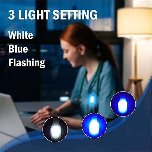קליפ פנס LED של LED הראשון על ידיות לילה אחות אור נטול אחיזה מגנטית חזקה למשמרת לילה