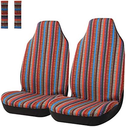 כיסויי מושב קדמיים של COPAP 4 יח 'פס רב-צבעוני מכסה מושב מודפס כור