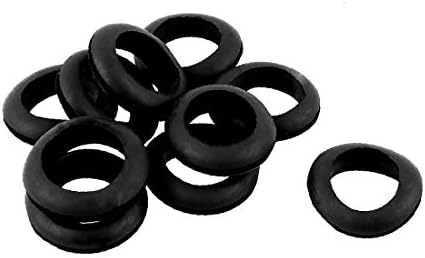 X-DREE 10 יחידות 20 ממ דיא פנימי גומי שחור חוט עגול חוט עגול אטם (10 יחידות 20 ממ דיה פנים קוצ'ו