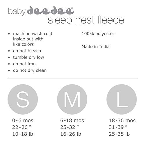 בייבי מעשי שינה קן פליס שק שינה לתינוק, מוקה ורוד חם, 18-36 חודשים