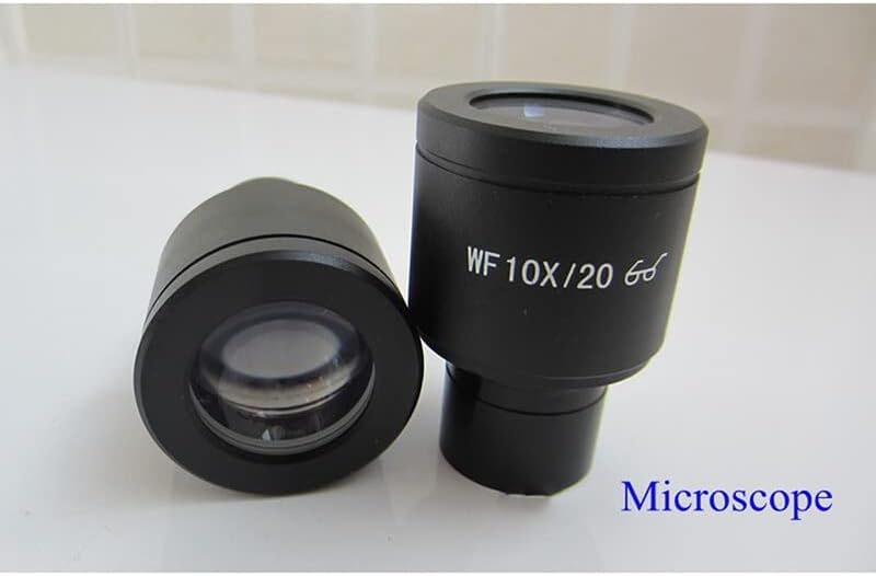 מיקרוסקופ אביזרי 10/20 ממ זכוכית גבוהה נקודת עינית רחב זווית ביולוגי מיקרוסקופ עינית עדשה 23.2