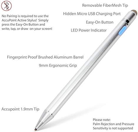 עט עט Boxwave תואם ל- ASUS PROART Studiobook Pro 17 W700G3T - Stylus Active Active, Stylus אלקטרוני עם