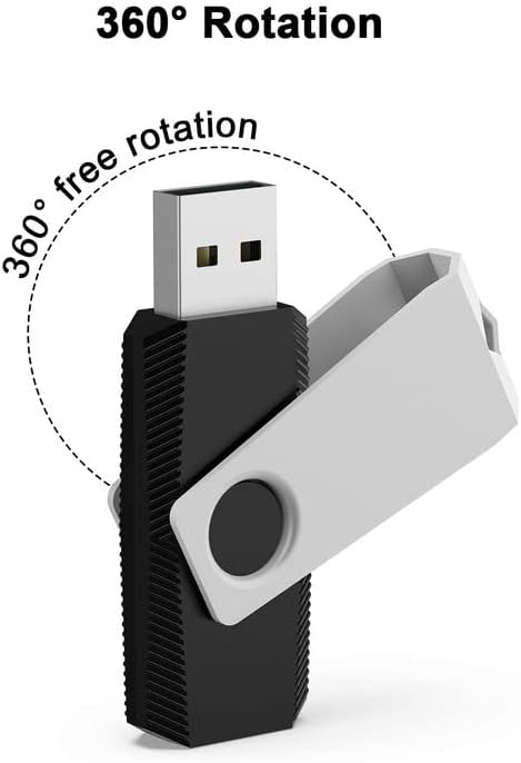 Topesel 5 חבילה 64 ג'יגה -בייט כונני פלאש USB כונן עט זיכרון מקל סיבוב כונן כונן זיכרון מקל קפיצה