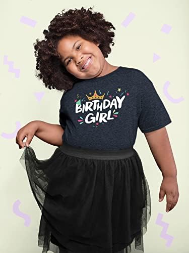 חולצת ילדת יום הולדת כתר הראשון הראשון השני שני תלבושת יום הולדת לפעוטות ה -5 ה -5