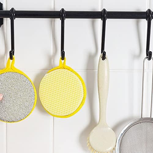 מגבות אינסי, שטיפת כלים דו צדדית סיר ספוג סיר סיר כלים ספוג כלים לניקוי משק הבית כלי שולחן מטבח