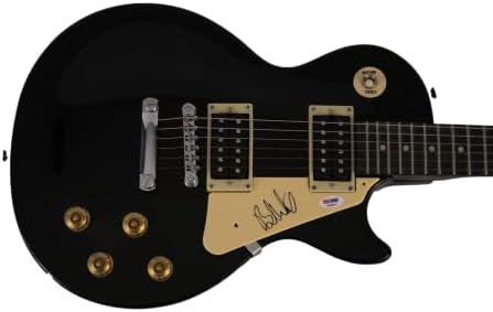 בראד וויטפורד חתם על חתימה בגודל מלא של גיבסון אפיפון לס פול גיטרה חשמלית נדיר מאוד עם אימות