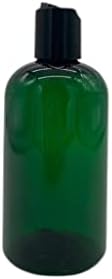 8 גרם בקבוקי פלסטיק בוסטון ירוק -12 חבילה לבקבוק ריק ניתן למילוי מחדש - BPA בחינם - שמנים אתרים - ארומתרפיה