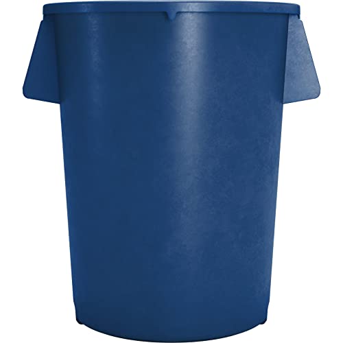 קרלייל מוצרי מזון ברונקו כחול 20 גלון עגול פסולת סל אשפה מיכל-84102014-חבילה של 6