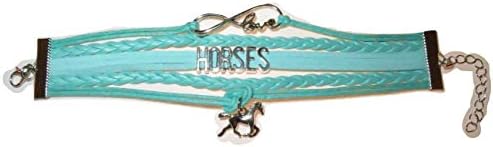 סוס צמיד מתנה עבור בנות, סוס תכשיטים, אינפיניטי צמיד סוס קסם, בנות מתנות,נוער מתנות עבור פוני לאהוב בנות, יום