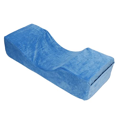 כרית בצורת U לסלון יופי, סיומת ריסים ארגיית ריסים ארגונומיים מעיסוי עיסוי מועדון בריאות כחול