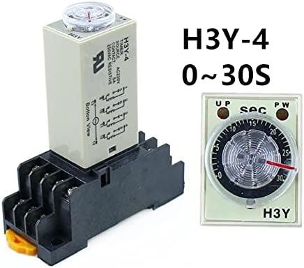 UNCASO H3Y-4 0-30S POWER ONITY DELAY TIMER TIMER DPDT 14PINS H3Y-4 DC12V DC24V AC110V AC220V
